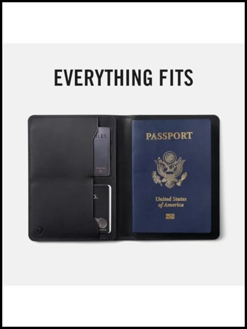 Full Grain Leather Passport Holder RFID Travel Wallet